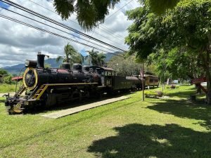 A train engine.