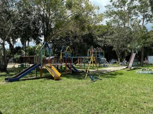 A playground in the Palmar Sur Park.