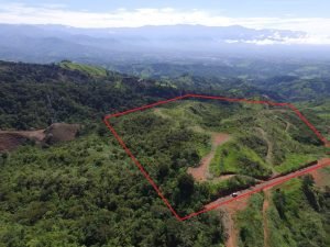 Ariel outline 100 Acres La Guaria