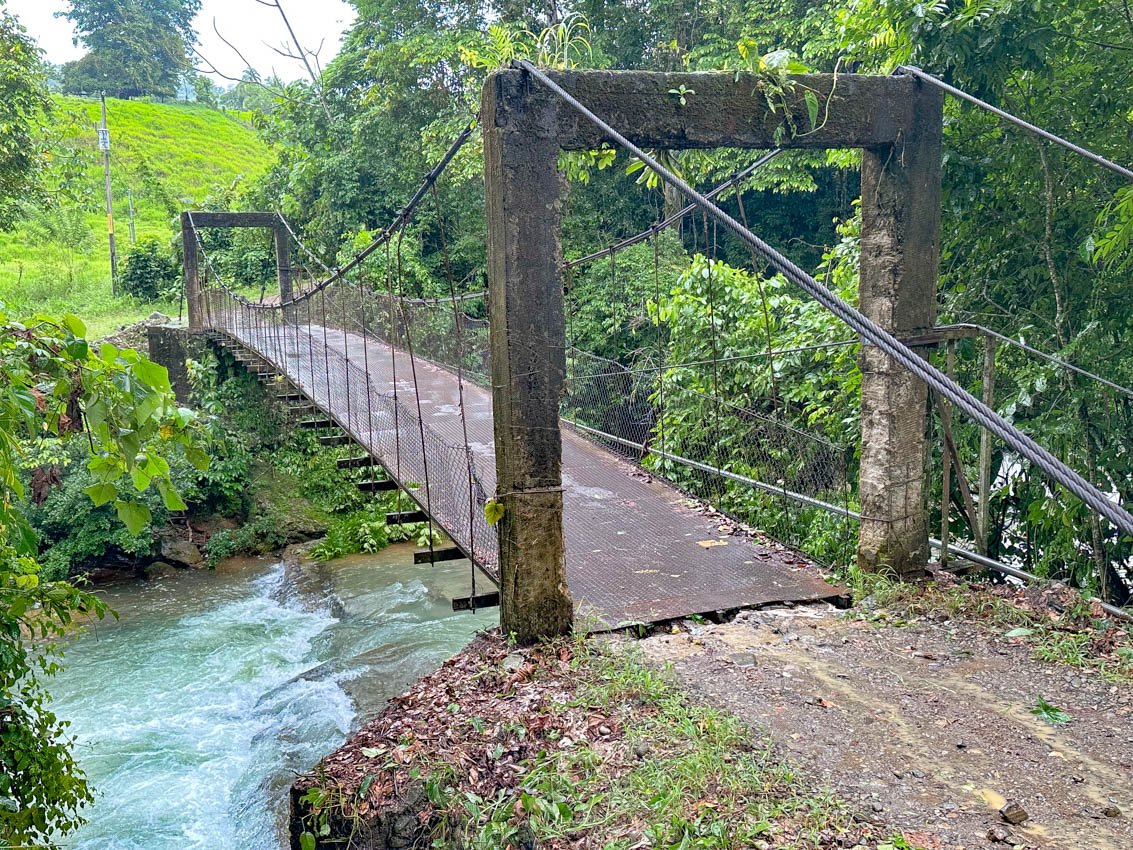 This bridge is an attraction in itself! You need to cross it to get to the restaurant.