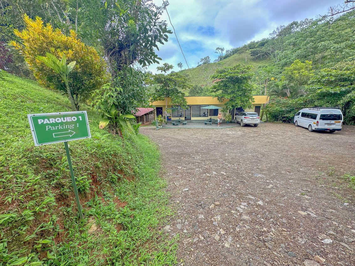 Plenty of parking is available in front of the office. You can also continue to drive and descent toward a huge parking area on the other side of the building.