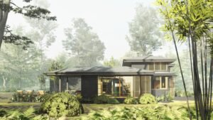 1.4 Fachada izquierda