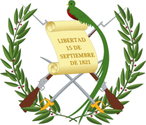 A Quetzal is the start of Guatemala's Coat of Arms.