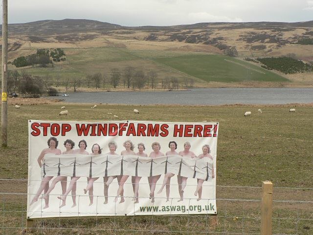 Local people are often resistant to industrial wind farm projects in their backyards - citing health & aesthetic reasons. c/o Rob Burke, wikicommons.