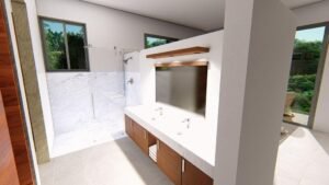 rendering bathroom