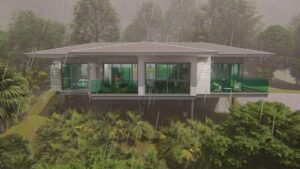 rendering with it raining