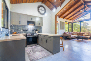 Kitchen into Great Room