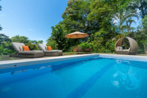 Pool and lounge chairs