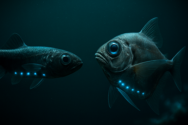 Lanternfish and Hatchetfish.