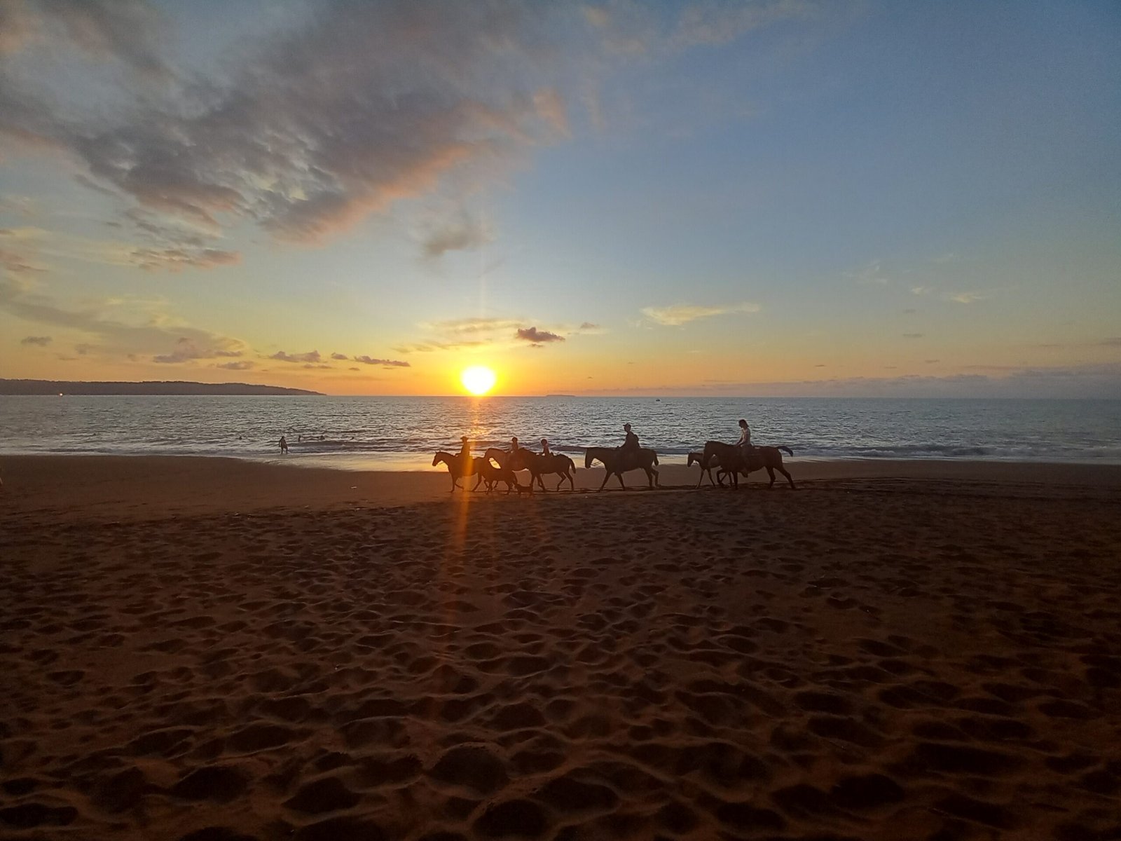 Sunset near Drake Bay, Costa Rica.