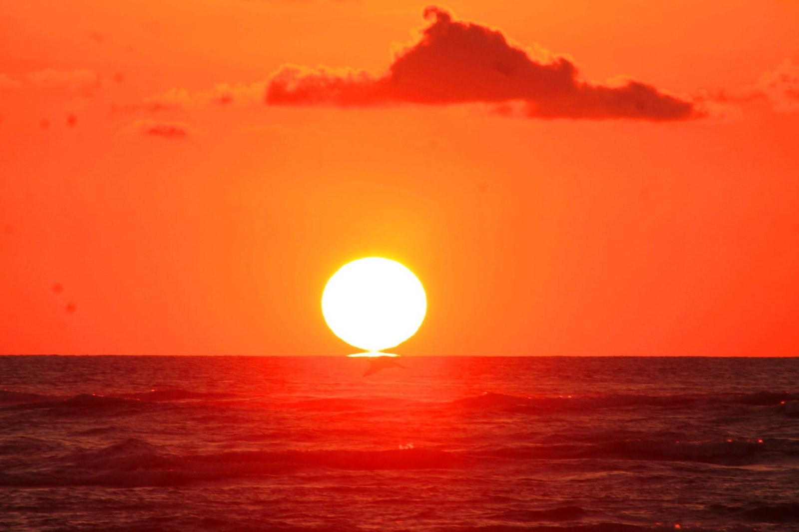 A mirage sun captured over Playa Ventanas, Costa Rica.