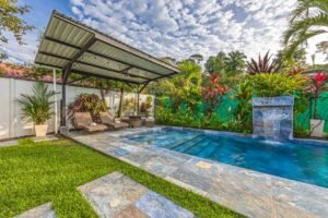 Elegant Tropical Home 5 Minutes from Marino National Park – 19355601(62)