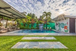 Elegant Tropical Home 5 Minutes from Marino National Park – 19355601(63)