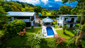 1. Casa Rio Soleil-Droneview-front